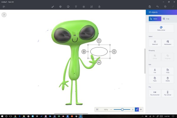 Рисунки на компьютере в Paint 3d