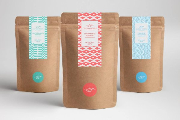 Этикетка на крафтовом пакете