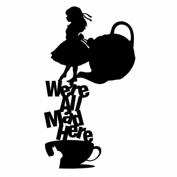 Алиса в стране чудес вектор карты