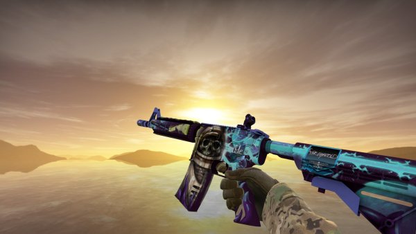 М4а4 безлюдный космос поношенное