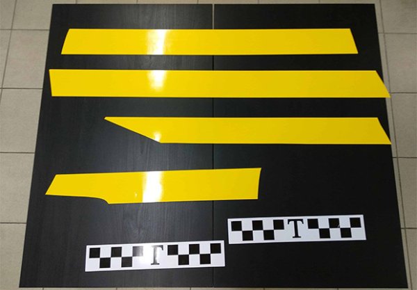 Магнитные наклейки такси