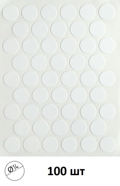 Наклейки для мебели круглые