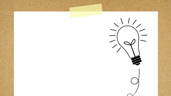 Фон для презентации лампочка идея