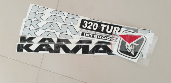 Наклейка на капот КАМАЗ 6520