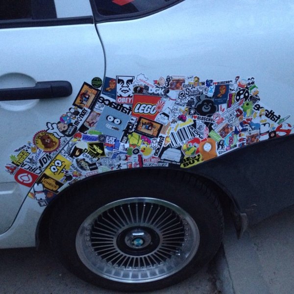 Наклейки надписи