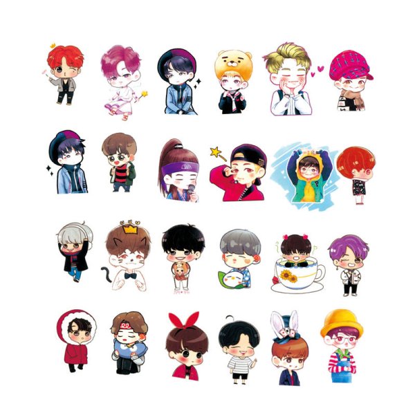 Наклейки БТС BTS