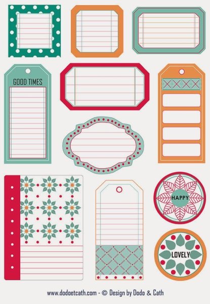 Стикеры для ежедневника