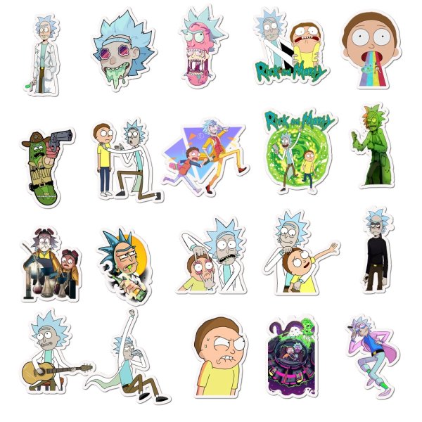 Стикер паки Рик и Морти