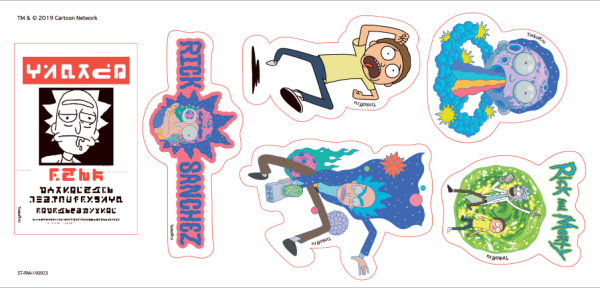 Стикеры Рик и Морти тинькофф