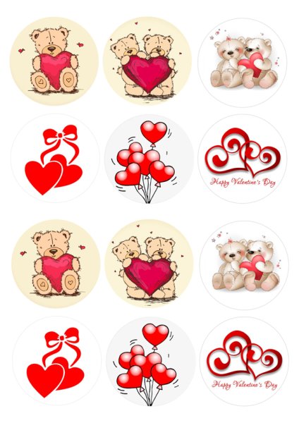 Наклейка "пирожные"