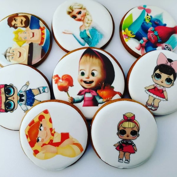 Вафельная печать для капкейков