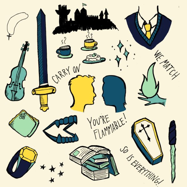 Идеи для наклеек литература