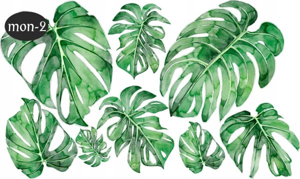 Монстера листья Стикеры