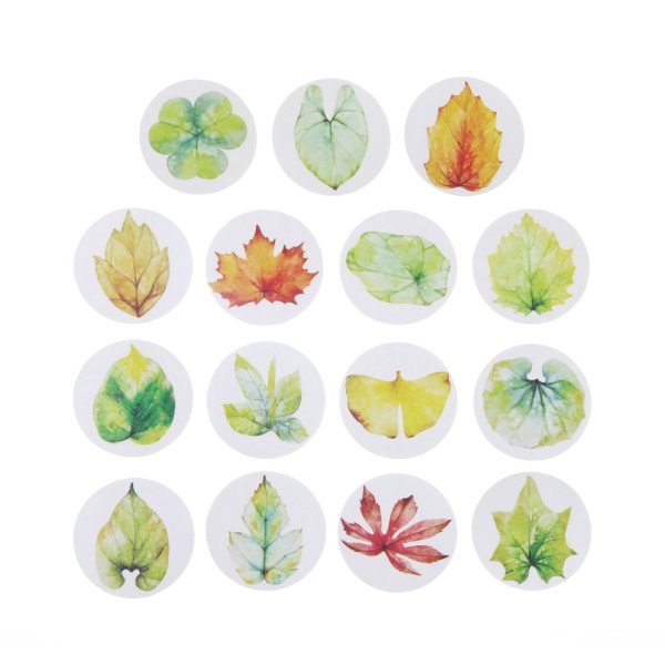 Наклейки листочки