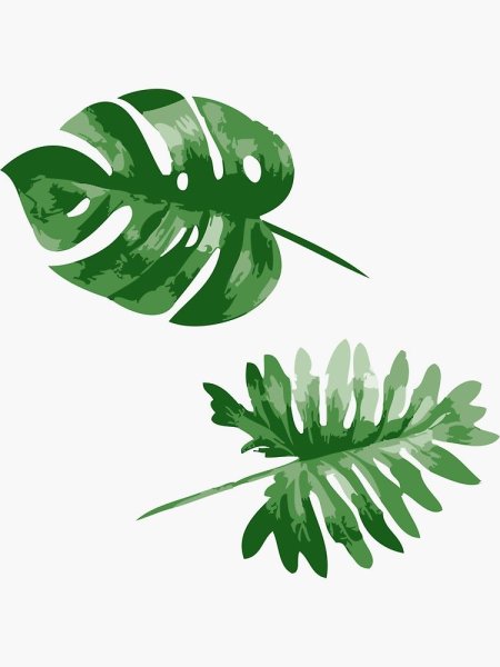 Стикер листик