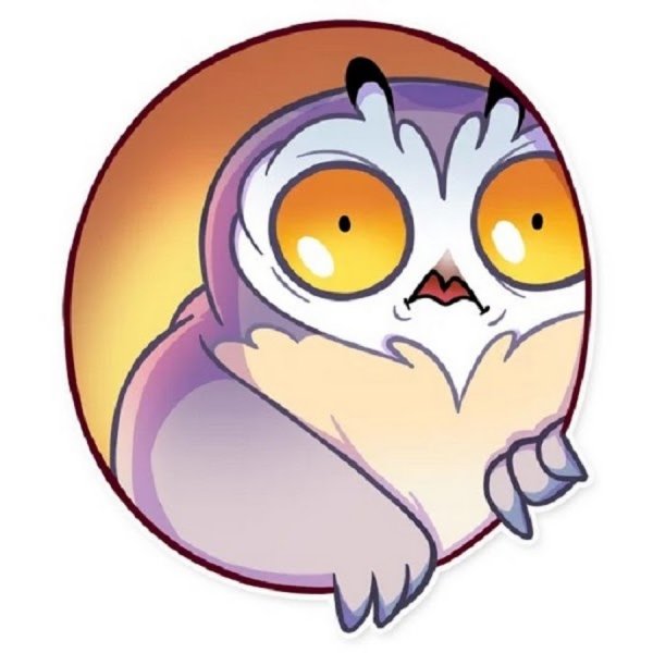 Стикеры ВК Совенок Фил