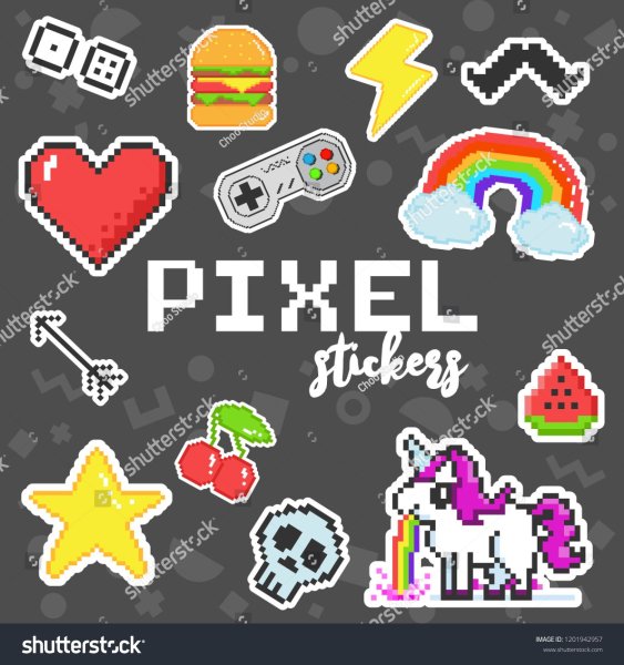 Стикер пак 8 bit