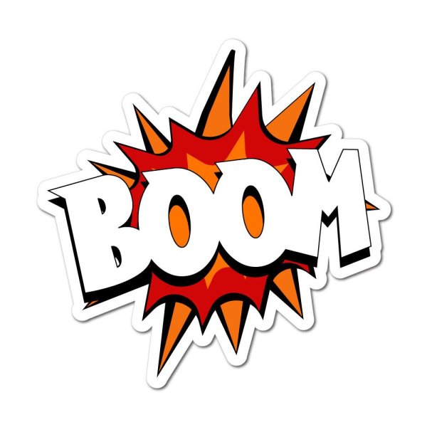 Наклейки из Boom