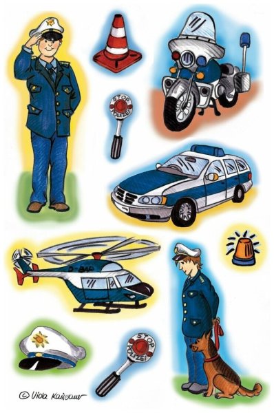 Наклейка милиция