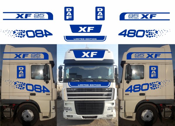 Наклейки на Даф