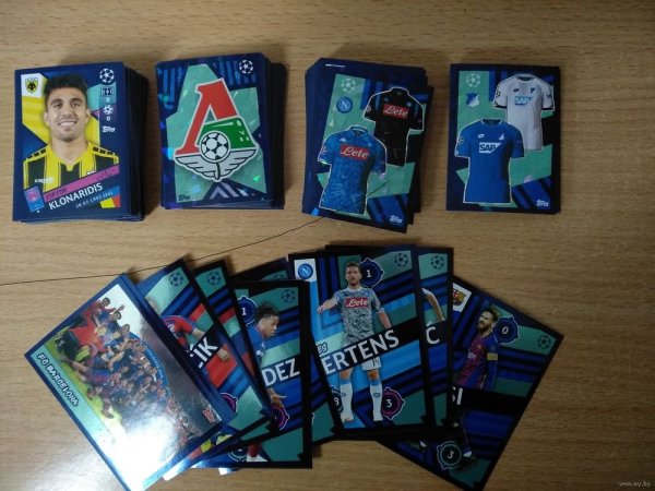 Карточки Лиги чемпионов Topps