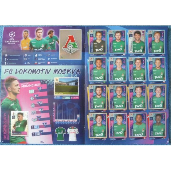 Альбом для наклеек UEFA Champion League Topps