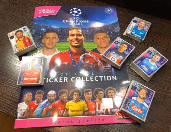 Футбольные карточки Панини лига чемпионов