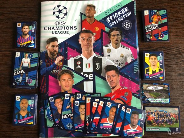 Topps лига чемпионов 2021-2022 журнал