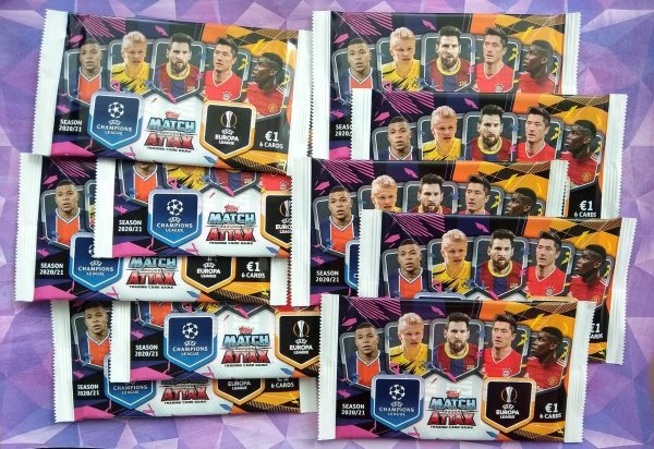 Карточки лига чемпионов 2020