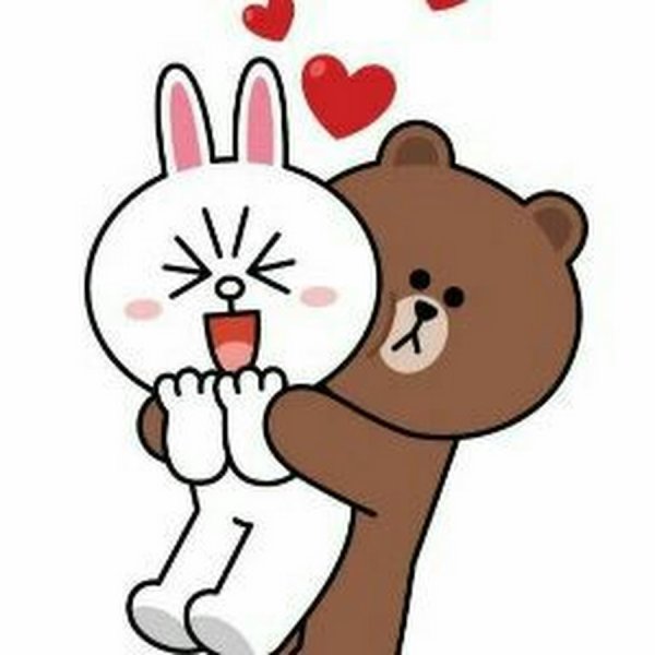 Стикер обнимашки