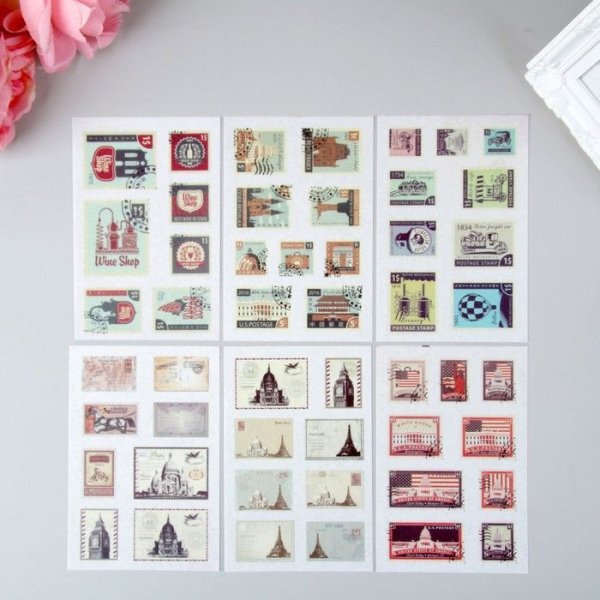 Марки декоративные для скрапбукинга