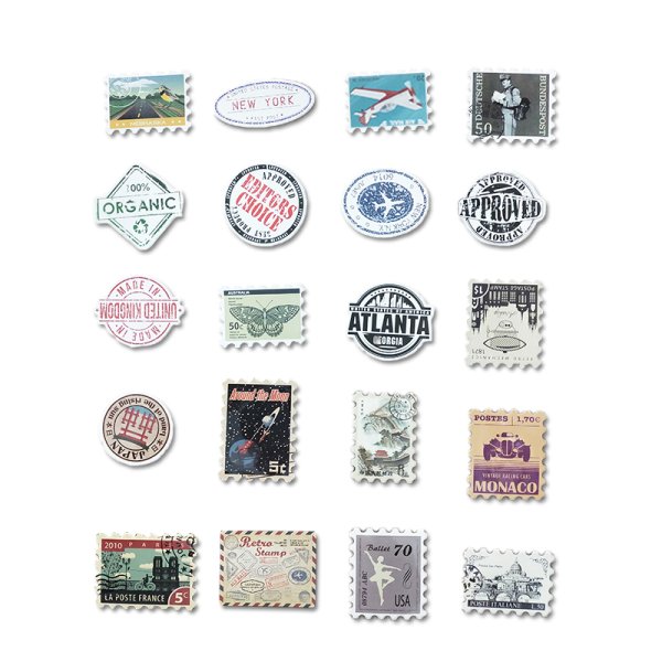 Ретро наклейки на чемодан