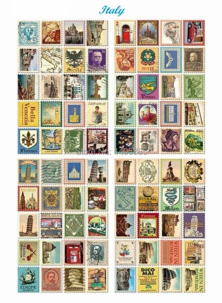 Стикер Старая марка