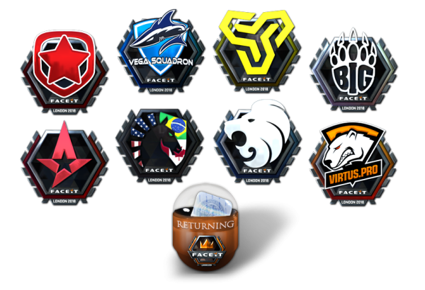 Наклейки команд КС го