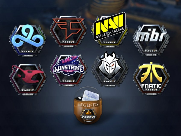 Наклейки киберспортивных команд