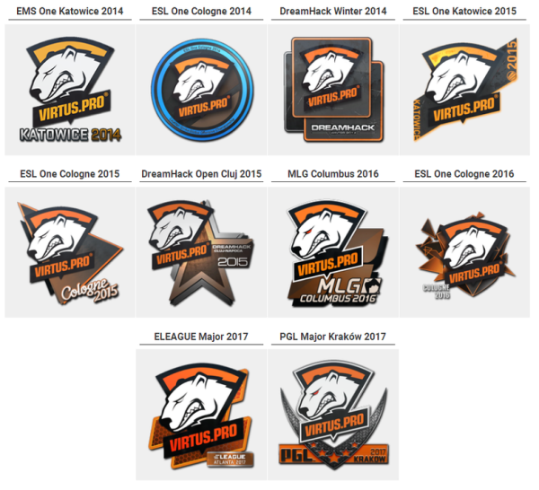 Virtus Pro 2014 Cologne наклейка