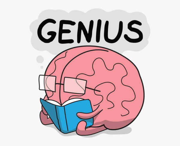 Стикер мозг