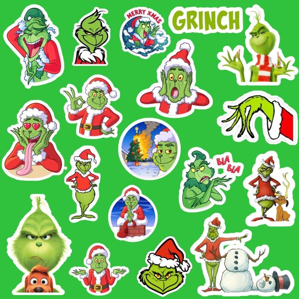 Наклейки с Гринчем