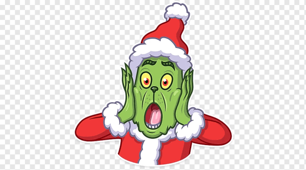 Гринч на прозрачном фоне
