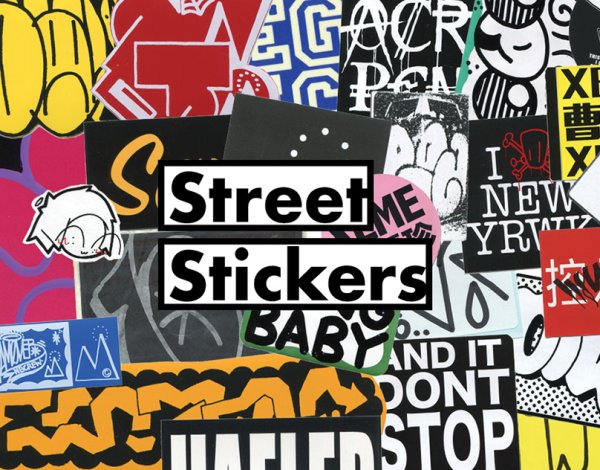Стикеры на улице