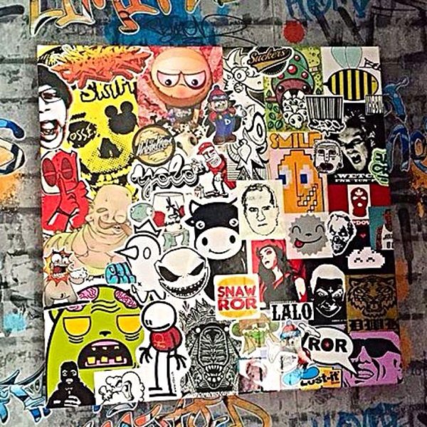 Набор наклеек на сноуборд