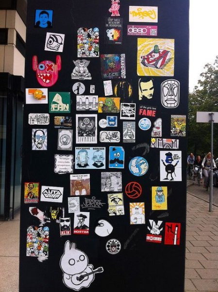 Стрит Стикеры наклейки