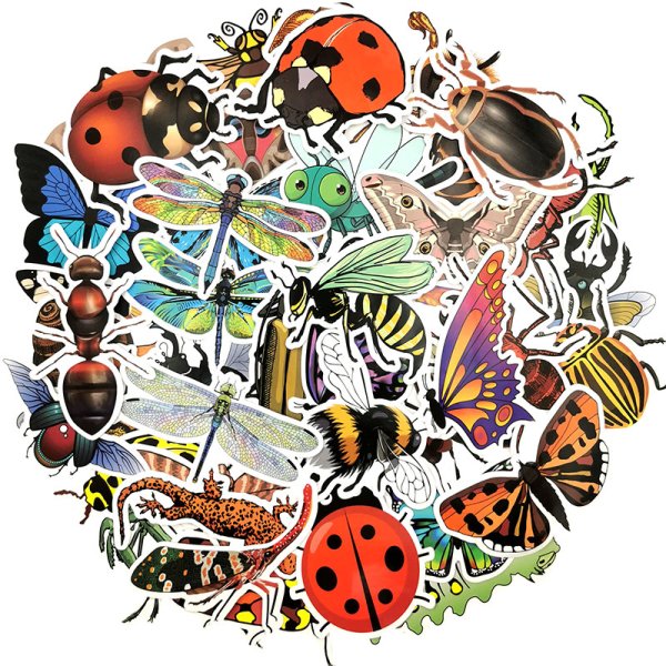 Насекомые (с наклейками)