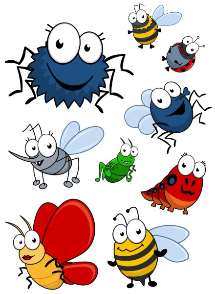 Насекомые (с наклейками)