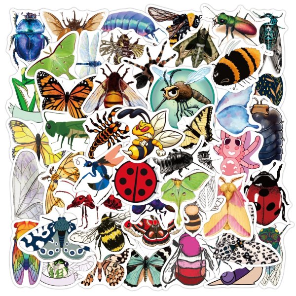 Насекомые (с наклейками)