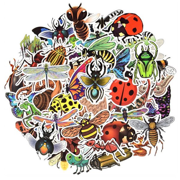 Насекомые (с наклейками)