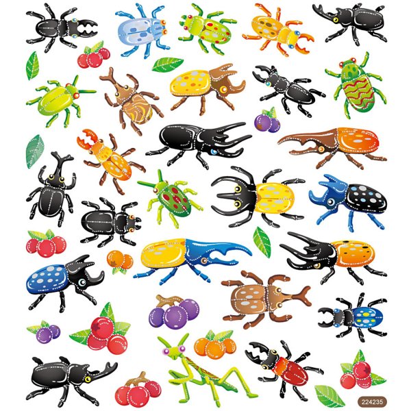 Насекомые (с наклейками)