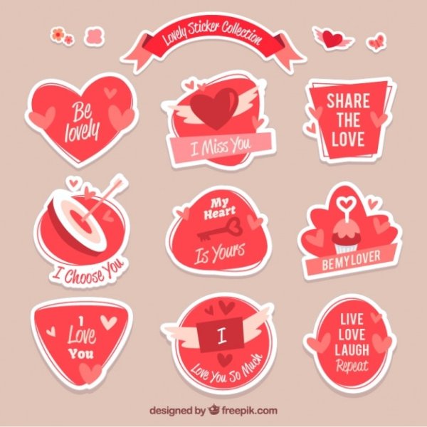 Любовные Стикеры