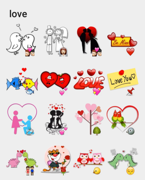 Стикеры на 14 февраля