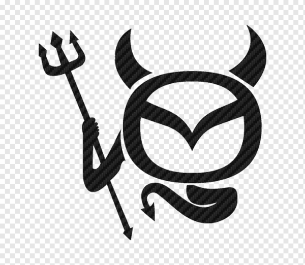 Наклейка чертенок на авто